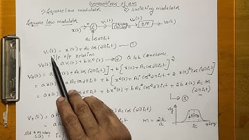 5. Generation of AM Wave | Square Law Modulator