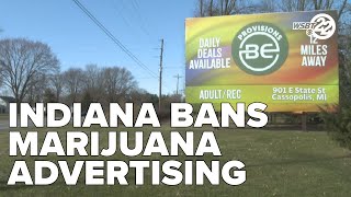 Indiana law bans marijuana advertising