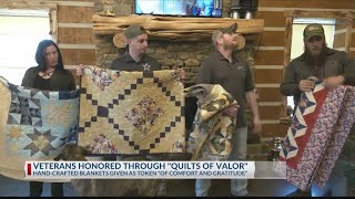 Four veterans received Quilts of Valor in Kilgore