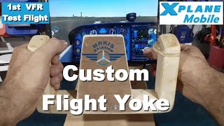 Test Flight with Custom Flight Yoke | #XPlaneMobile | @MakisAviation screenshot 5