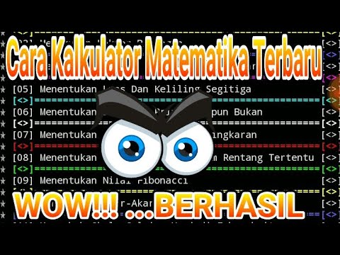 Install Kalkulator Matematika Via Termux 2018..!!!