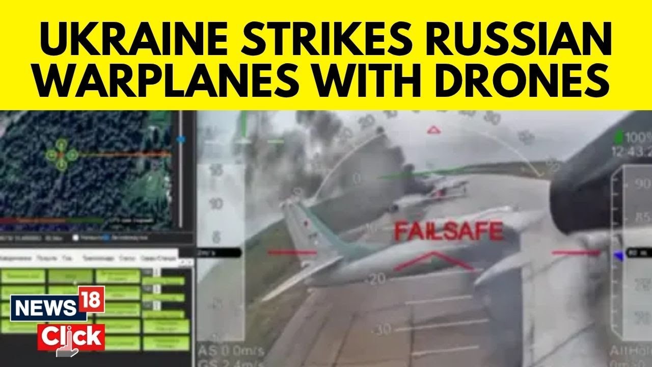 Ukraine's Massive Drone Attack On Russia: 40 Military Aircraft Targeted ...