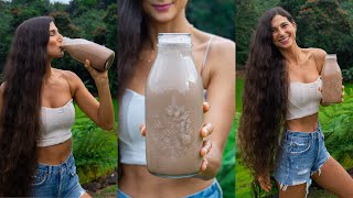 Best Vegan Chocolate Milk Recipe 🍫 Easy Sweet Dairy-free Almond Cashew Nut Milk🥛 Does a Body Good! 😉 screenshot 2