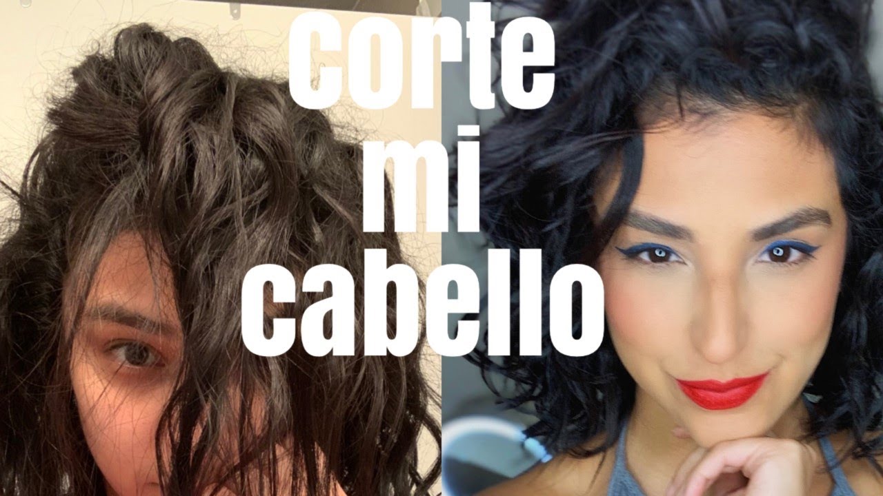 COMO ME CORTO EL CABELLO EN CAPAS 😅 - YouTube