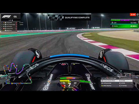 SPRINT GRIP AT QATAR IS INSANE 💪 SHZ_Vollakongen's pole lap at Qatar | WOR | F1 23