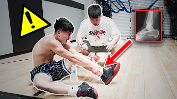 1v1 BASKETBALL REMATCH AGAINST TRASH TALKING HOOPER! *INJURY WARNING*