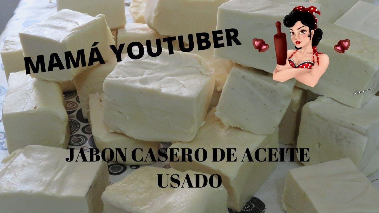 JABON CASERO CON ACEITE RECICLADO #reciclaje #jabon #jabondeaceite #comohacerjabon #jaboncasero