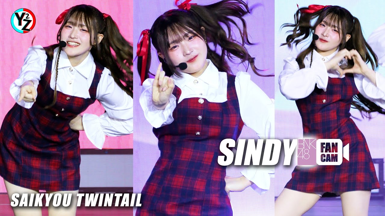 Sindy BNK48 Fancam - Saikyou Twintail | BNK48 18th Single 1st Performance @ JAPAN EXPO THAILAND 2025