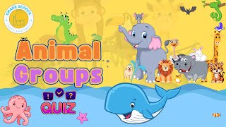 Science Quiz (Animal Groups) for Kids | Questions and Answers screenshot 4