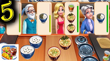 My Cooking: Chef Fever Gameplay Walkthrough - Part 5    ( Android / iOS )