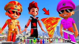 LITTLE SINGHAM WITH SHIVA KICKO SHINCHAN FOUND BIGGEST EVER KICKO IN GTA 5 #128 screenshot 3