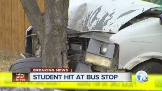 Student hit near bus stop in Westland