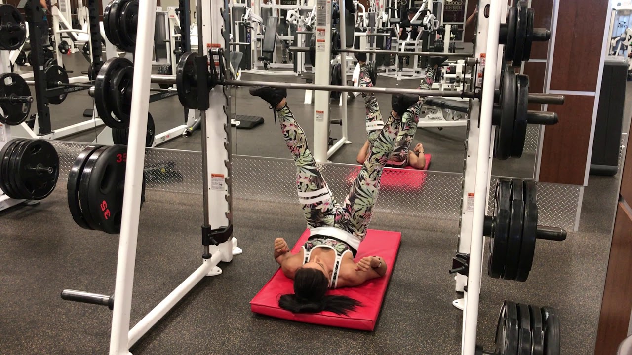 Smith Machine Leg Press (Inverted) - YouTube