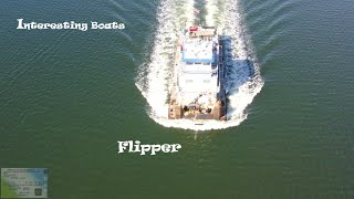 Great Video Local #dolphin Flipper Juleann #sea #seaman #film #tugboat #RadioStatic #drone #ship