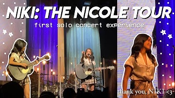 LIFE LATELY IN NYC : NIKI TOUR | WEBSTER HALL NYC (first solo concert experience)