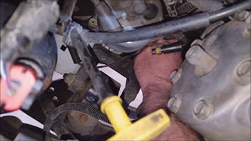 1997 Jeep Wrangler -how to replace oil pressure sensor - hot oil warning  jeep wrangler