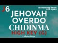 Chidinma | Jehovah Overdo Instrumental / Karaoke Music and Lyrics High Key (G)