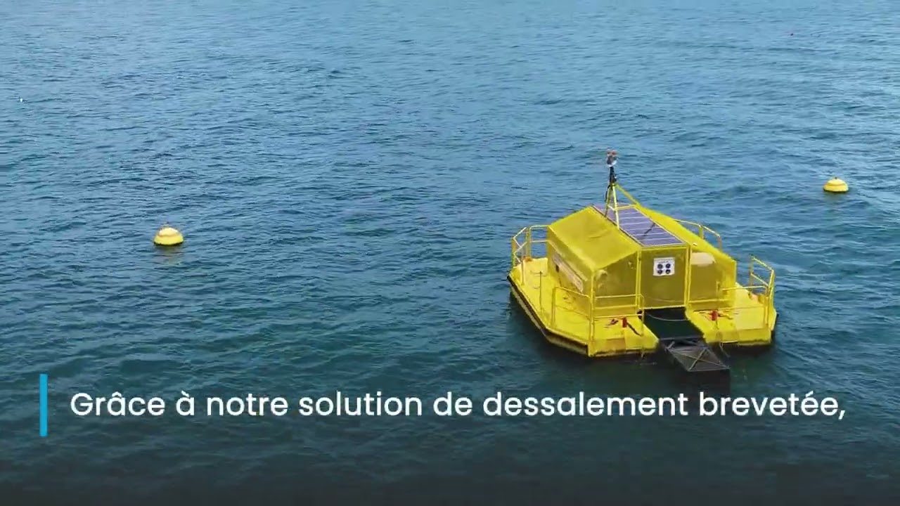 Les bouées de dessalement durable d'Oneka