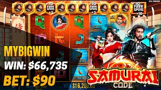 Samurai Code Slot Big Win! π― $66,735 Sensational Win! π