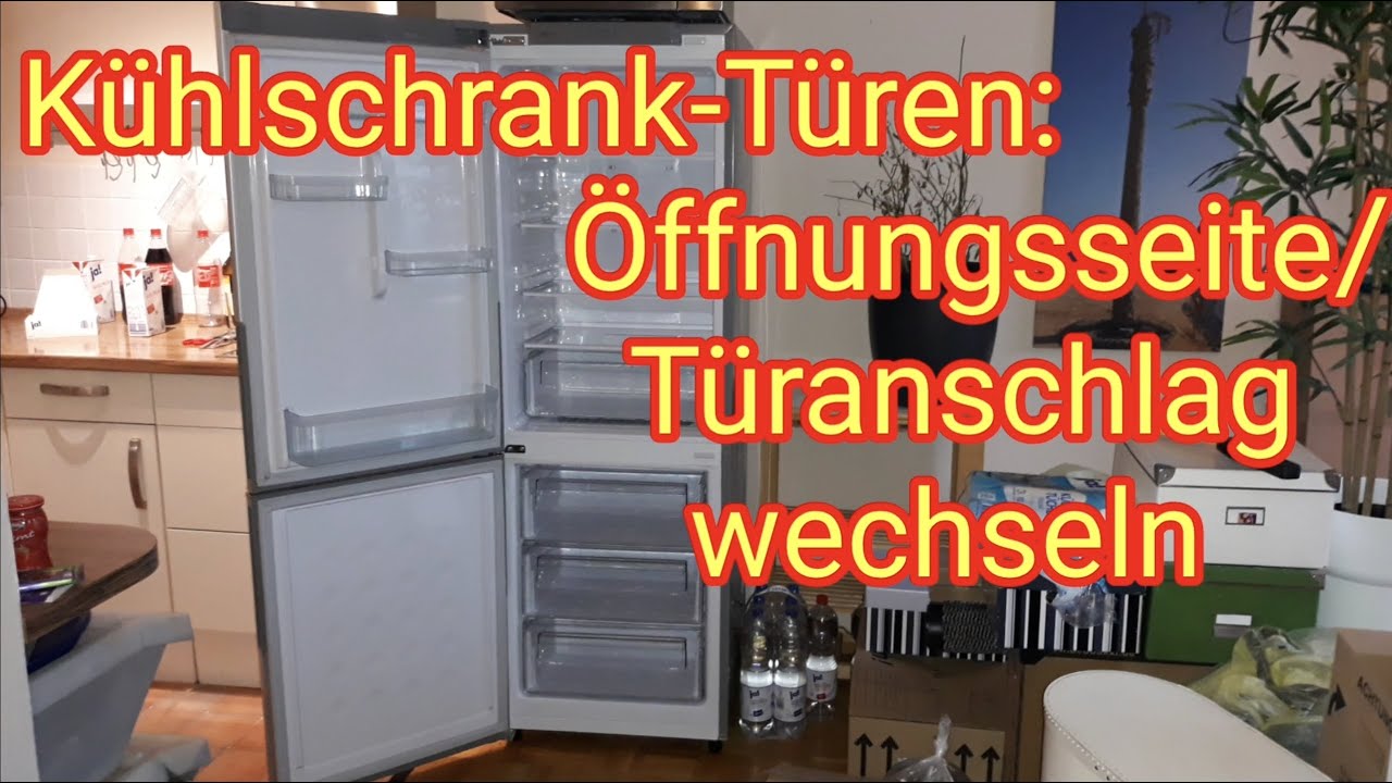 DIY-Anleitung: Öffnungsrichtung des Kühlschranks ändern - Do It