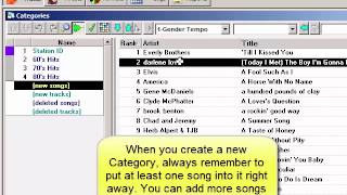 Music 1 SE - Creating Categories