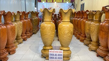 LỘC BÌNH PHONG THUỶ GỖ CẨM NGUYÊN KHỐI - CAO 1m67 đk 51 - LỤC BÌNH NGUYÊN KHỐI GỖ CẨM