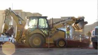 CAT 420E IT Backhoe Loader Tractor Working, Caterpillar