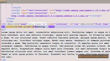 Using jQuery Mobile to better Group and Organization Page Information