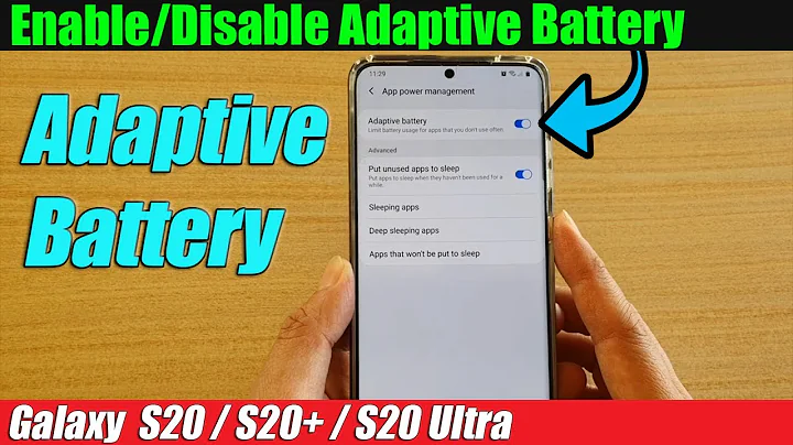 Galaxy S20/S20+: How to Enable/Disable Adaptive Battery