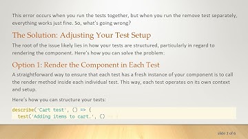 Solving the getByText Failure Issue in Jest: A Guide for React Testing