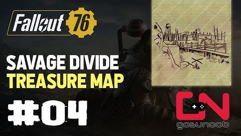 Fallout 76 - Savage Divide Treasure Map #04 Location