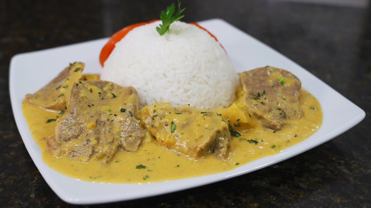 Esta lengua de res es ideal para fiestas, rinde para todos || Lengua de res con maní