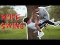 WE MADE A *ROPE SWING* AND IT HURT!