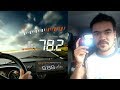 Head up display HUD OBD2 car accessorie unboxing & review