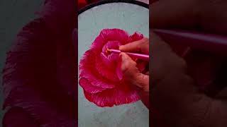 RED ROSE PAINTING 🖼 #Art #Artforsale #Painting #Drawing #trendingshorts rending