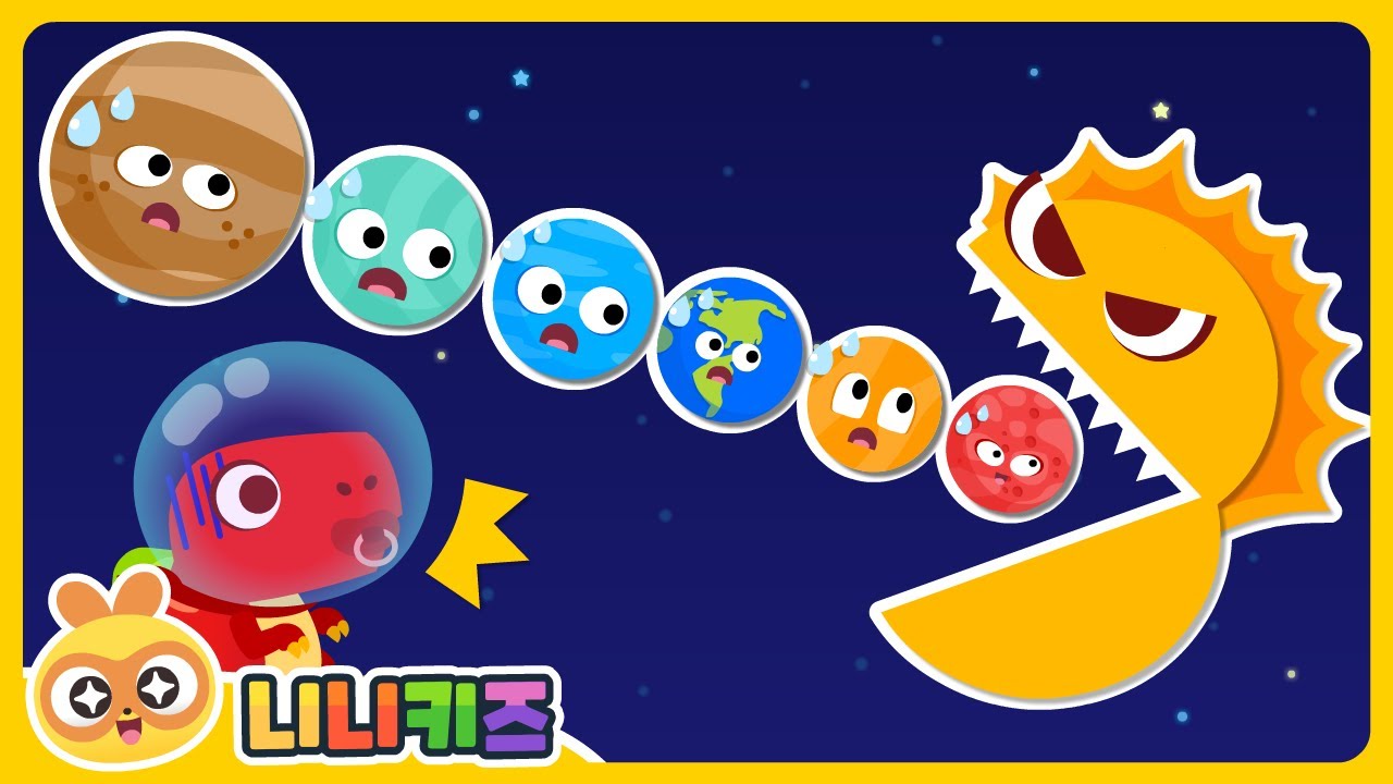 The Sun Eats the Planet! | Baby Tyrannosaurus Guessing the Planets