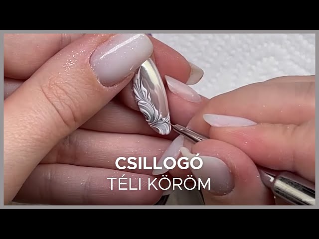 Ünnepi Nails Premier - Csillogó téli köröm Balogh Évitől - YouTube