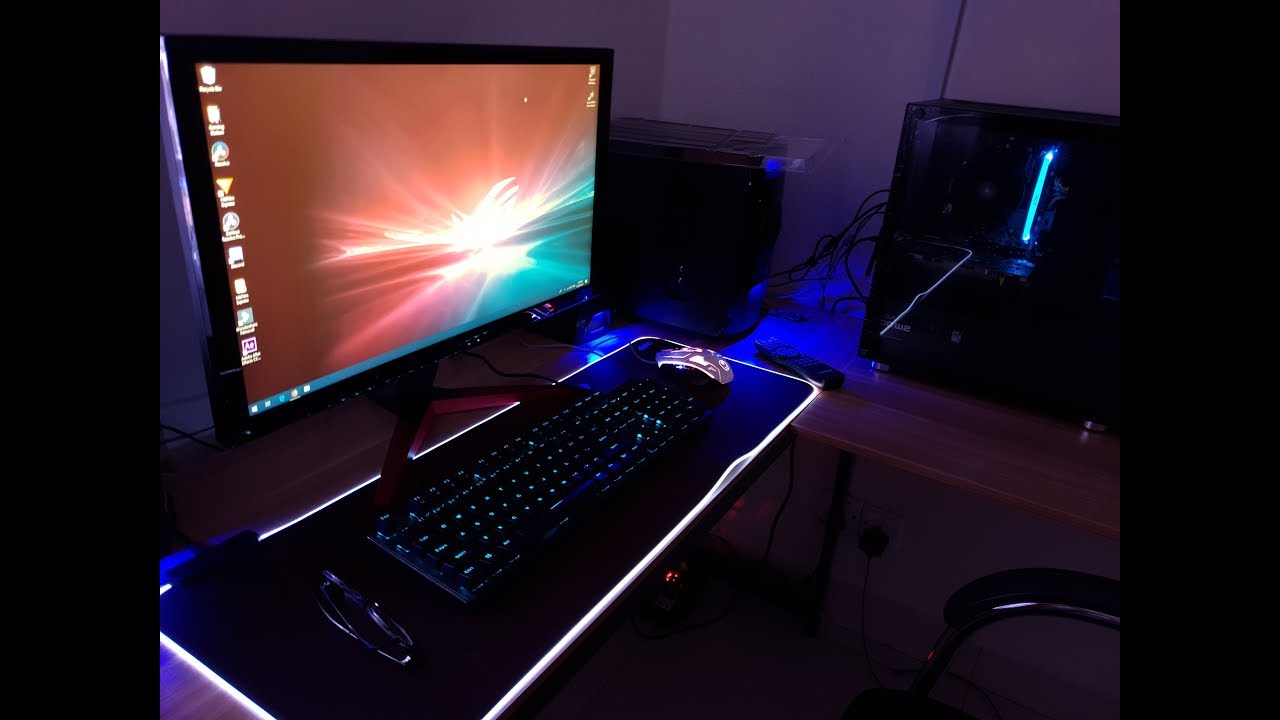 My DREAM DESK GAMING/EDITING SETUP ( 2019)