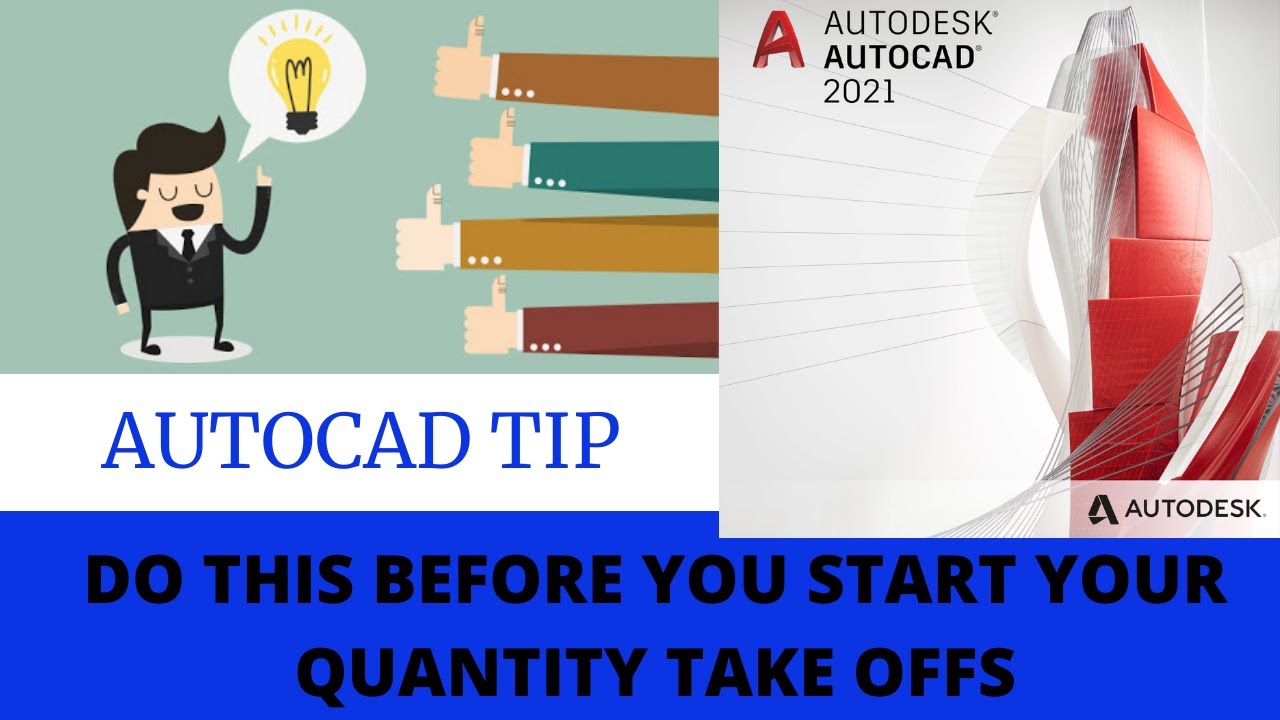 AUTOCAD Tip Don t Forget This Before Your Quantity Take Offs YouTube