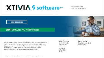 Software AG Webinar & webMethods Demo