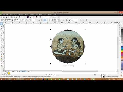 Học corel x6 - Vẽ nhãn đĩa CD bằng coreldraw x6