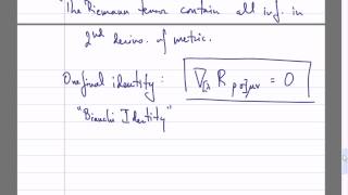 General Relativity, Lecture 11: Curvature.  The Minimal Coupling Principal.
