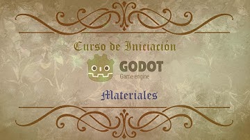 Curso de Iniciación a Godot Engine y Visual Script. Capítulo 24. Materiales