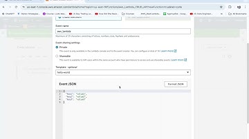 AWS Sample Lambda Function - Hello world Template