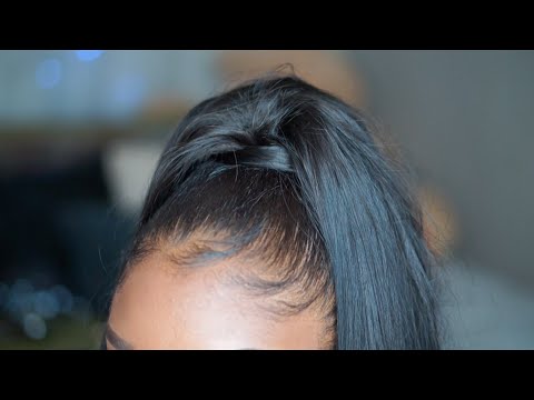 quick-high-ponytail-with-weave-|-sheemajtv