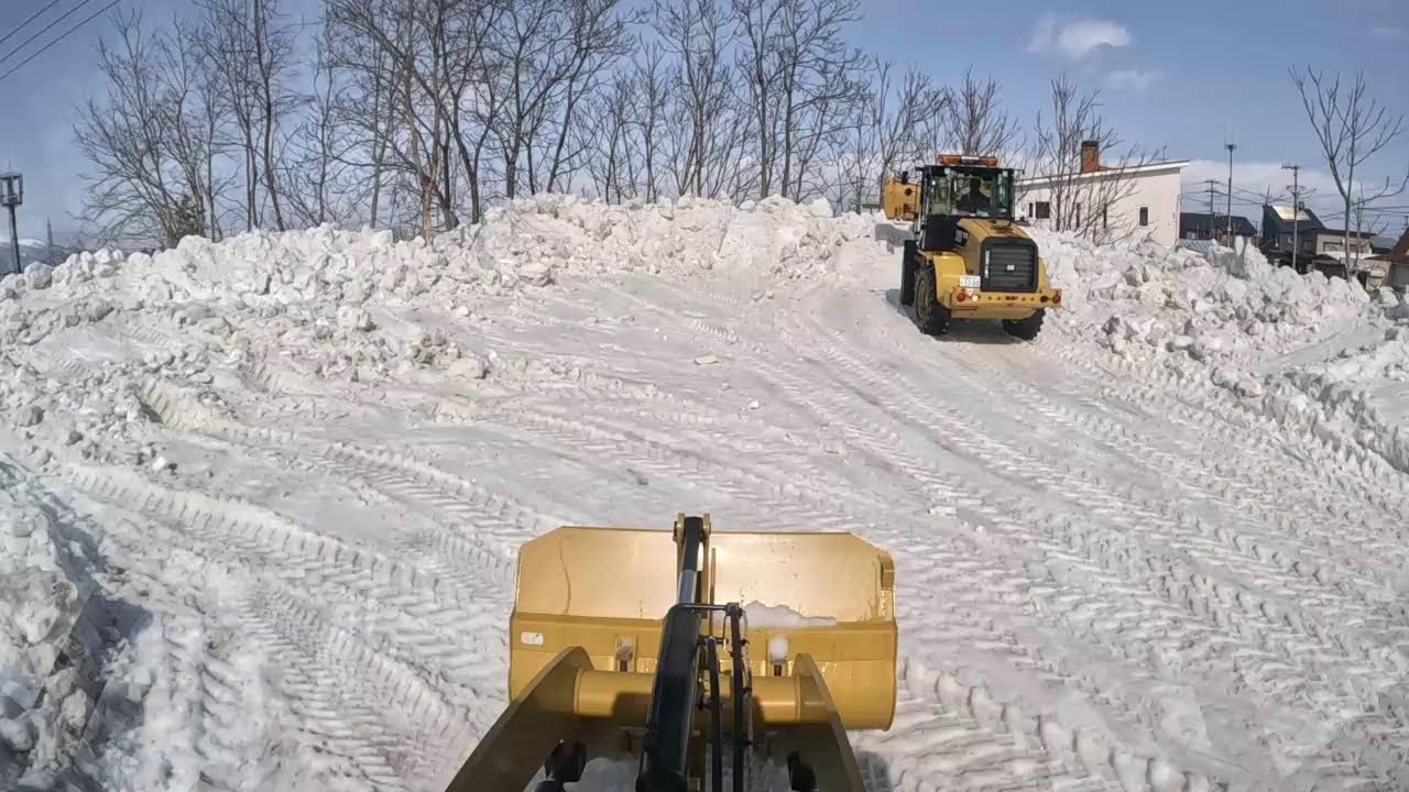 3/1今シーズンラスト？排雪Part2