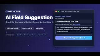 AI Field Suggestion for Odoo 19 | Smart AI Integration in Form Fields
