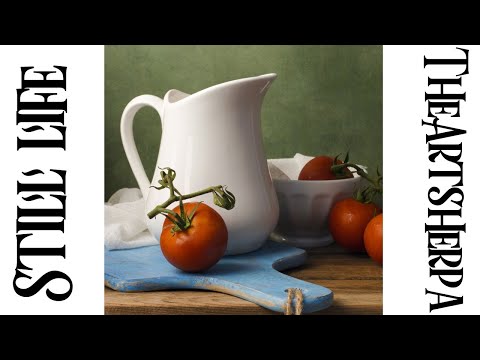 Simple minimal Still life Acrylic Step by step Tutorial | TheArtSherpa