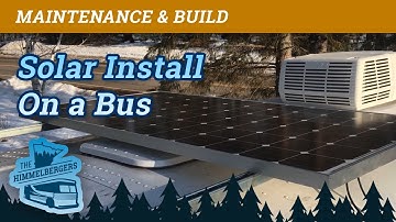 How I installed Solar Panels Install using Unistrut on our Bus Conversion