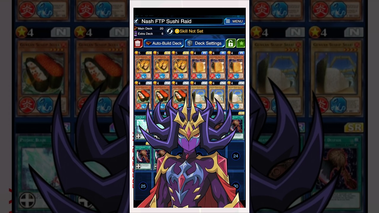 FREE TO PLAY NASH RAID EVENT SUSHIP AUTO-DUEL DECK! {Yu-Gi-Oh! Duel Links}